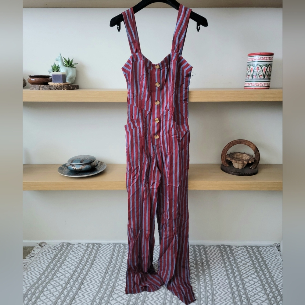Free people jumpsuit Striped romper NWT